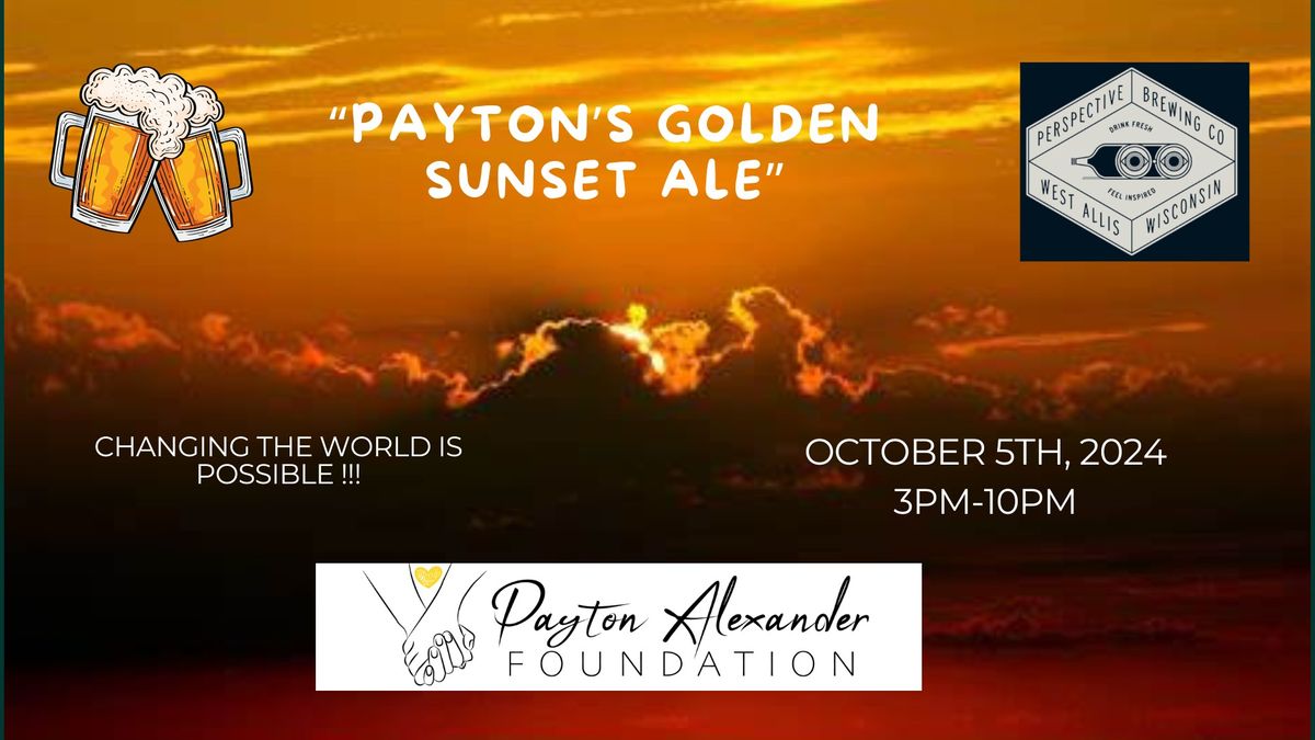 Payton's Golden Sunset Ale - Perspective Brewery