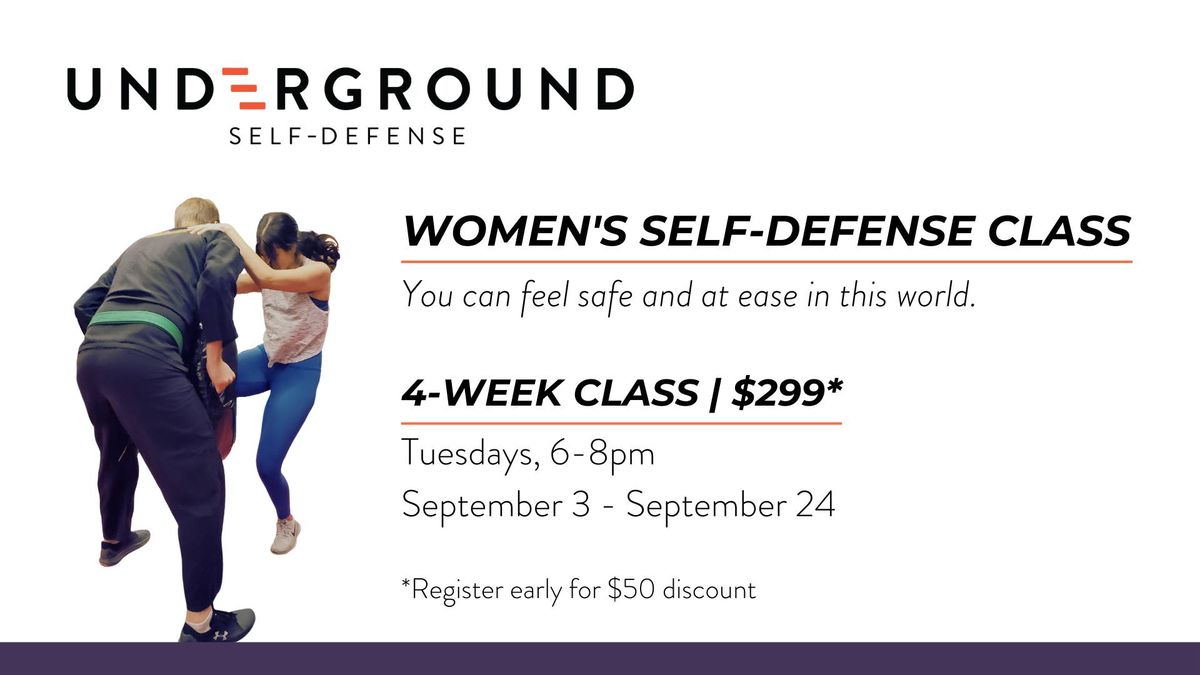 4-Week Women's Self-Defense Class