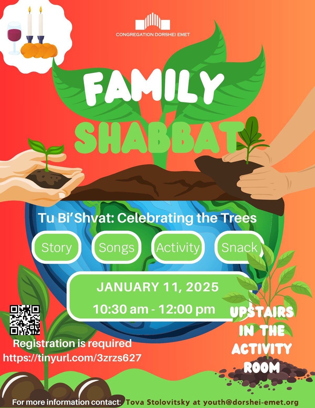 Family Shabbat: Celebrating the Trees