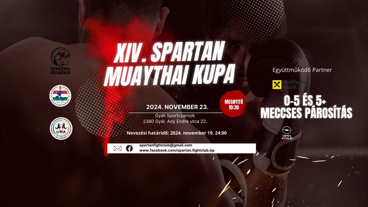 XIV. SPARTAN MUAYTHAI KUPA