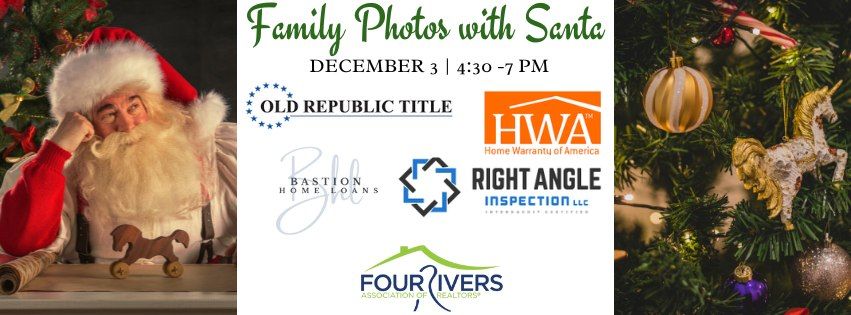 Family Photos with Santa for Real Estate Professionals 