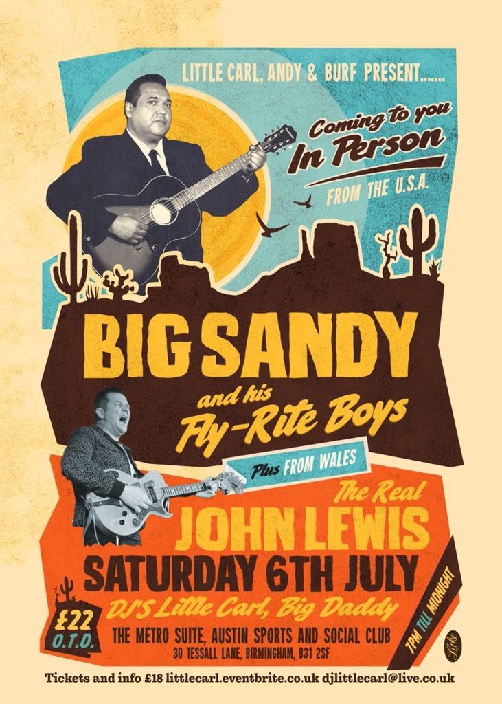 Big Sandy and his Fly Rite Boys USA + John Lewis + Little Carl + Big Daddy