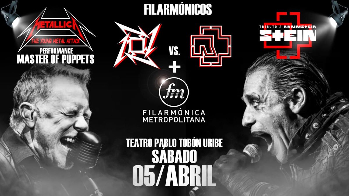 METALLICA & RAMMSTEIN FILARM\u00d3NICO 