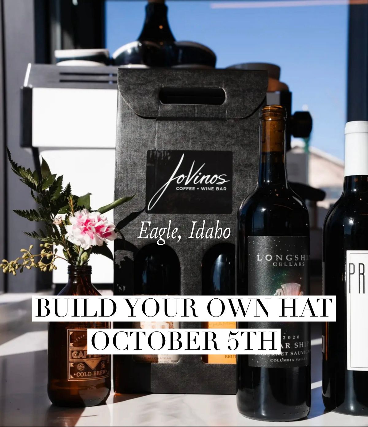 Build your own hat event- JoVinos in Eagle, Idaho