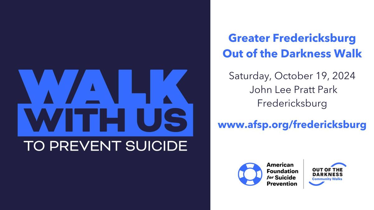 Greater Fredericksburg Out of the Darkness Walk