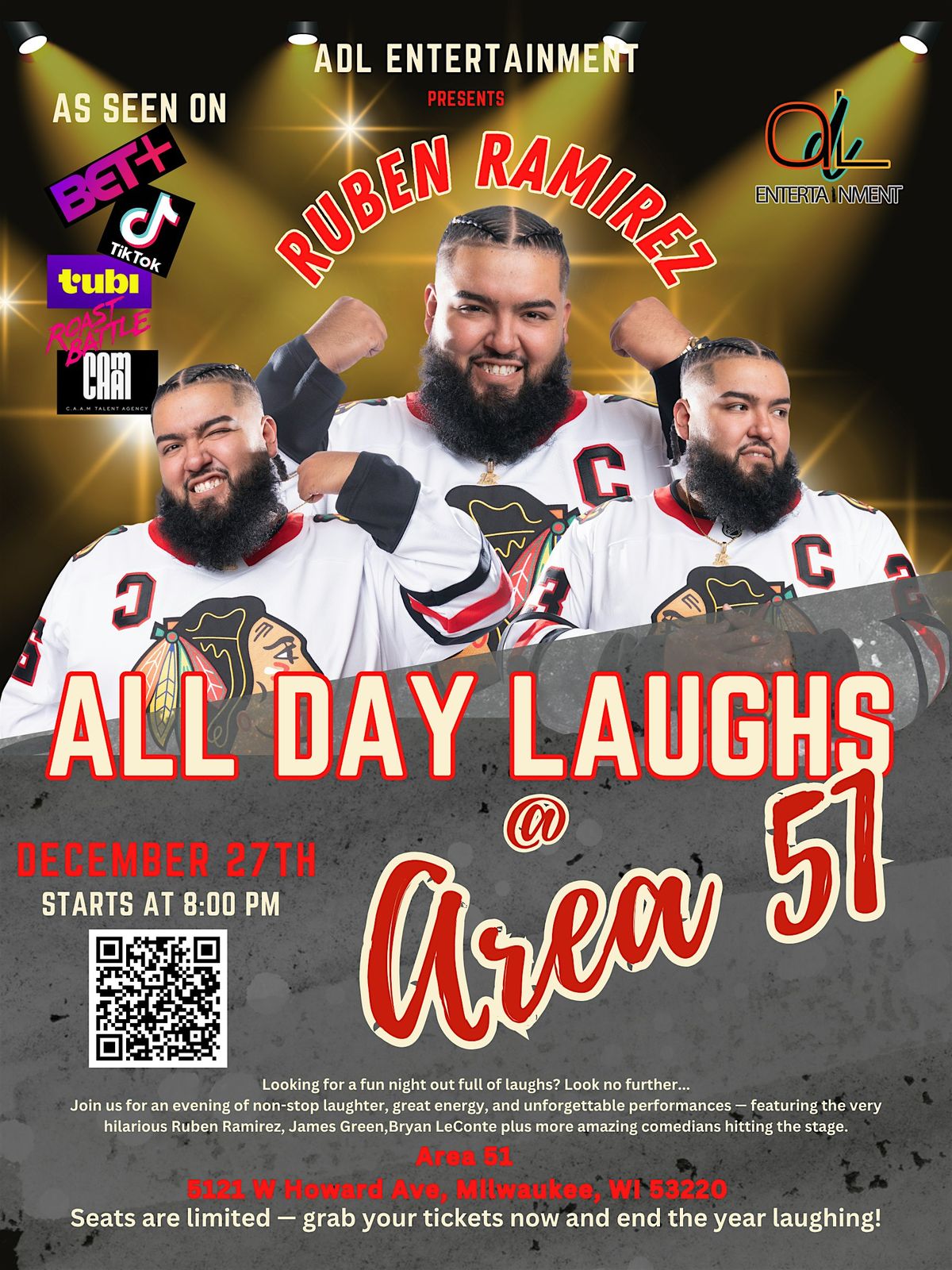 All Day Laughs @ Area 51: Night of Comics