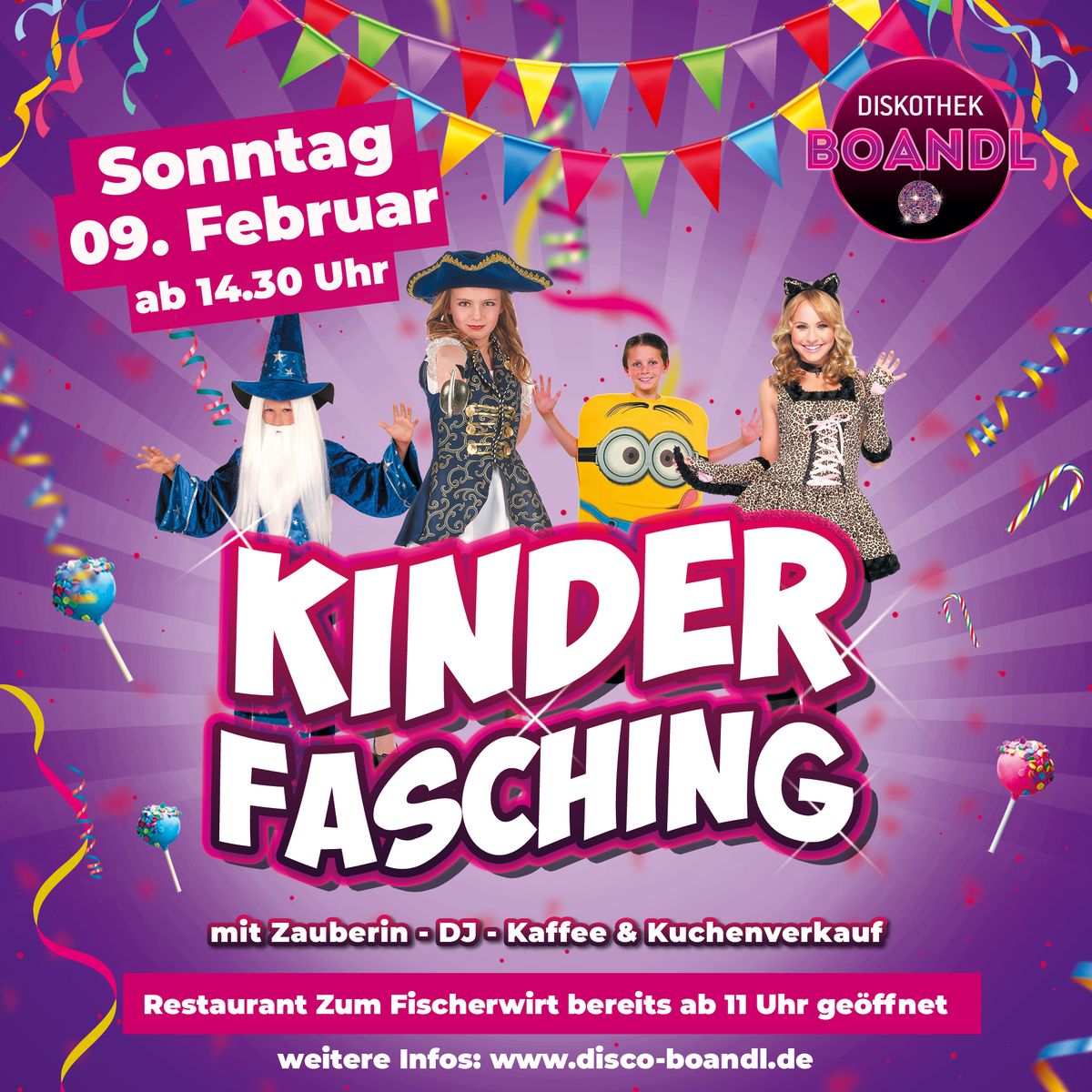 \ud83e\udd73 KINDERFASCHING im Boandl \ud83e\udd73