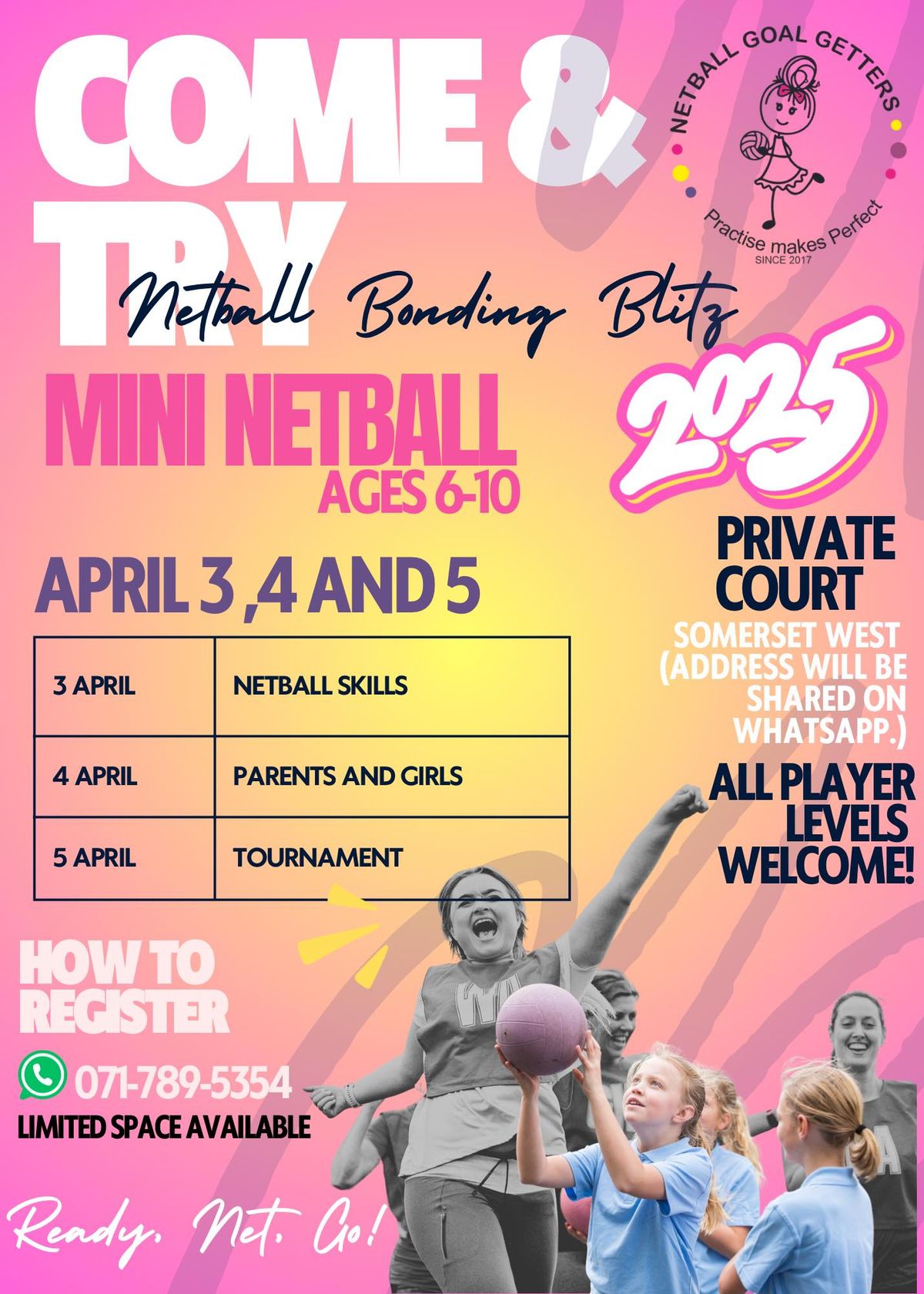 Netball Bonding Blitz with Goal Getter  