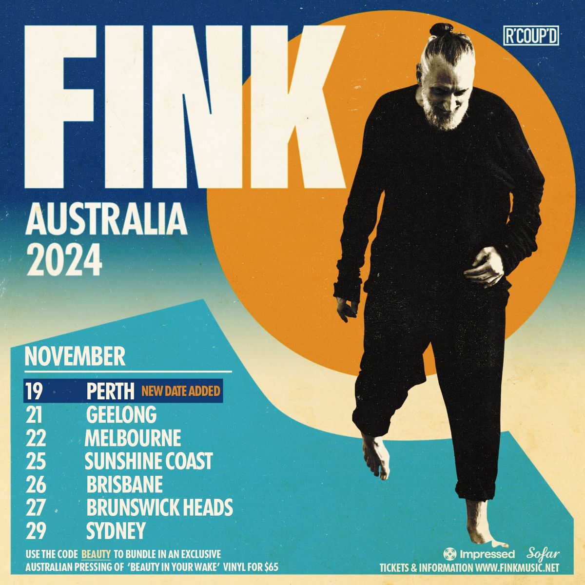 FINK - AUSTRALIAN TOUR