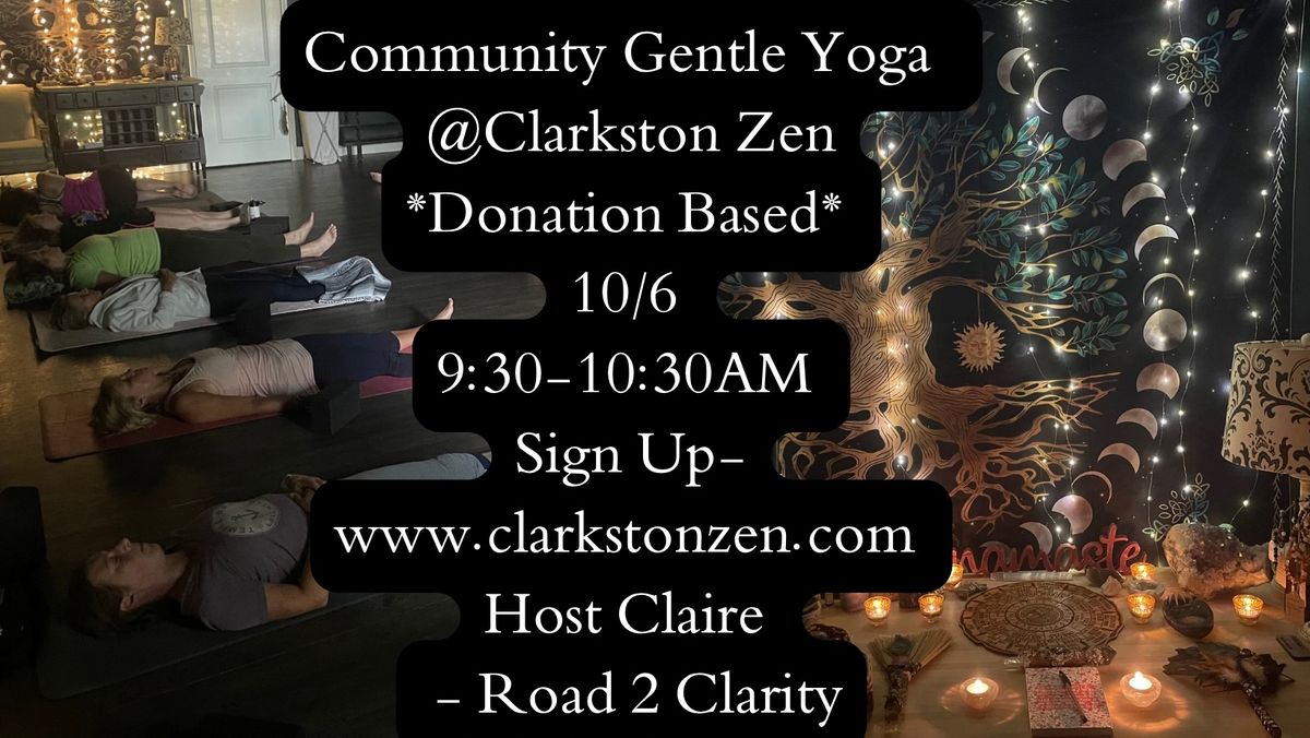 Community Gentle Yoga - Donation Based