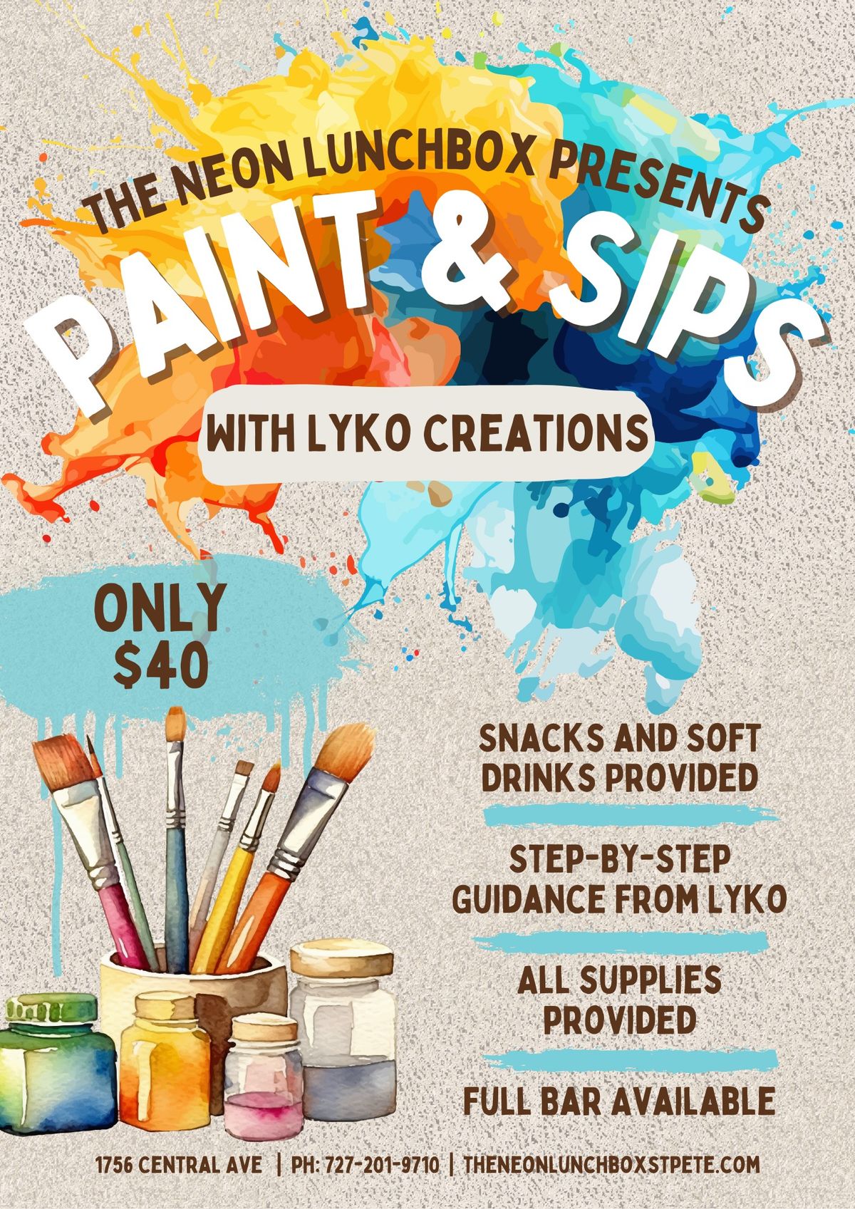 Paint & Sips - With Lyko Creations