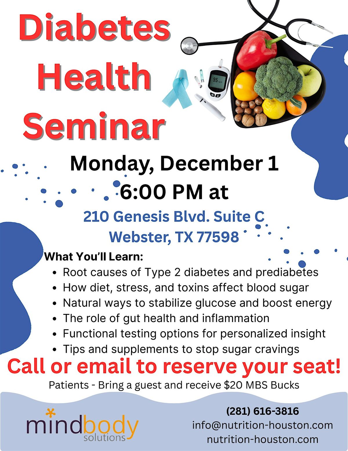 FREE Diabetes Health Seminar