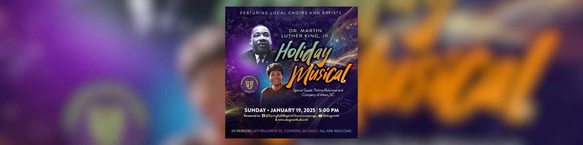 Dr. Martin Luther King, Jr. Holiday Musical