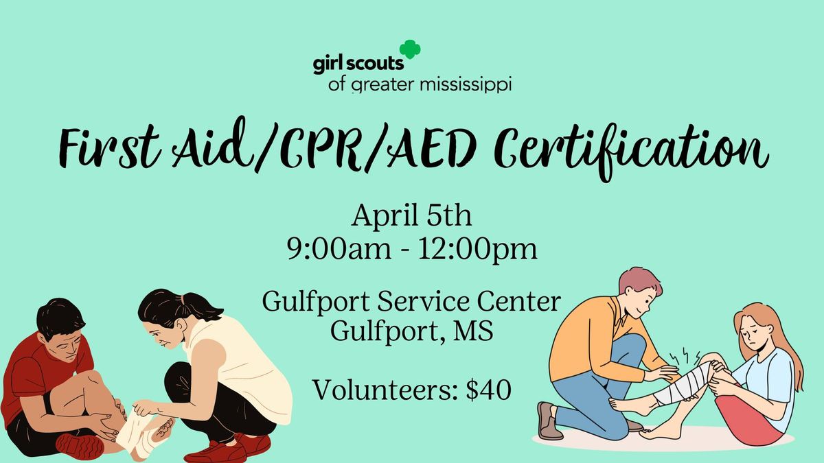 First Aid\/CPR\/AED Certification - Gulfport