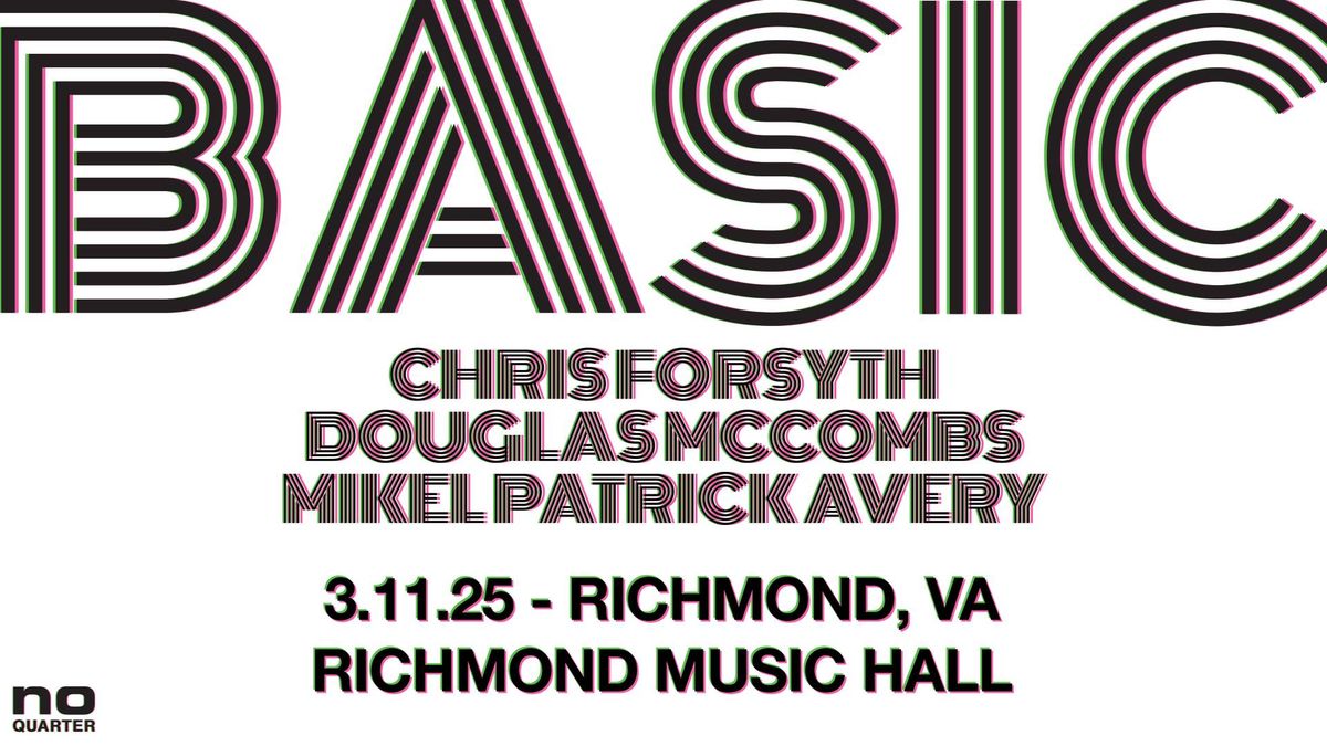 BASIC at Richmond Music Hall 3\/11\/25