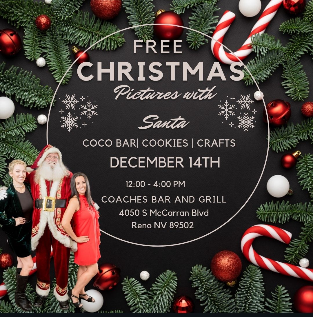 1st Annual Christamas at Coach's with Coco Bar and Pictures with Santa Clause