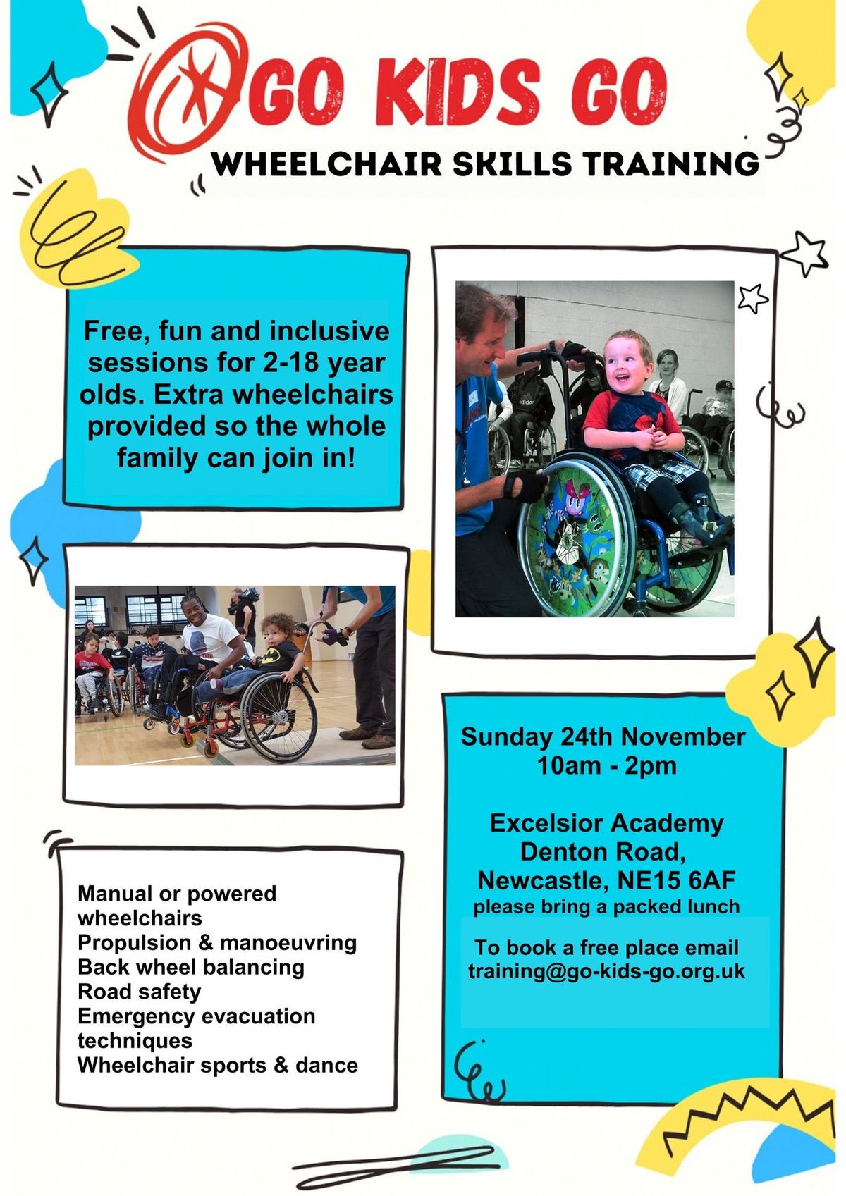 Newcastle Wheelchair Training Session