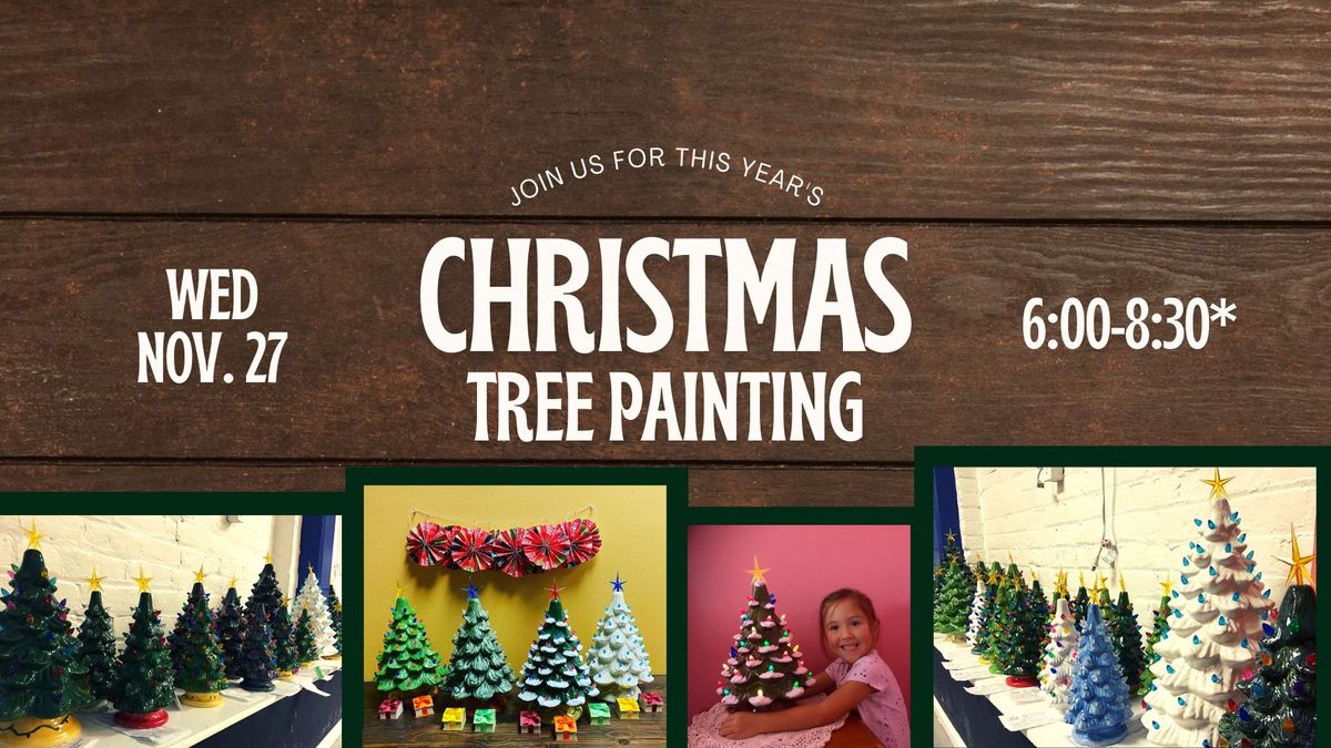 Christmas Tree Painting - *free studio fees!*