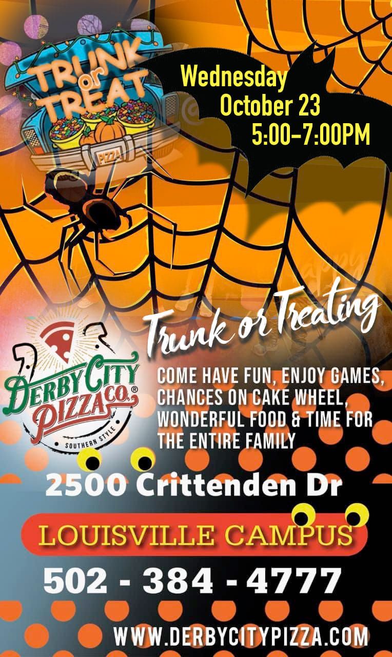 Derby City Pizza Company 4th annual Trunk or Treat Event