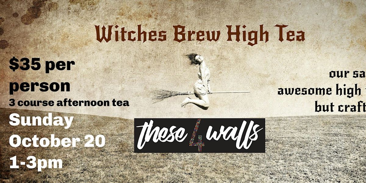 Witches Brew High Tea in the Gallery