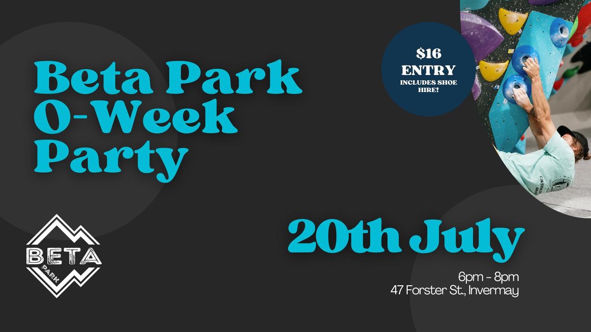 Beta Park O-Week Party
