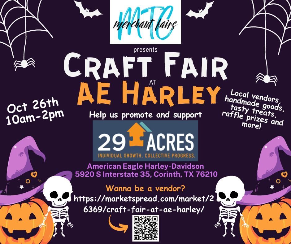 Oct Craft Fair at AE Harley