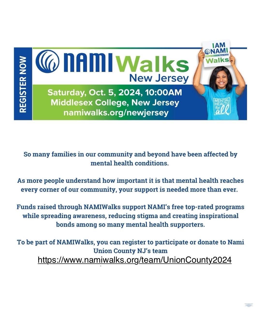 NAMIWalks New Jersey