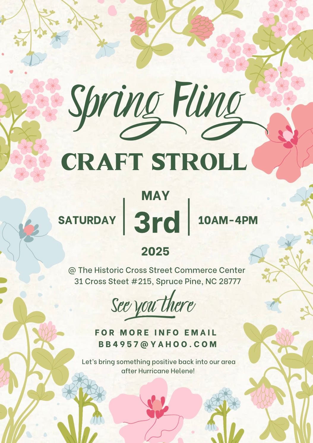 The Spring Fling Craft Stroll 