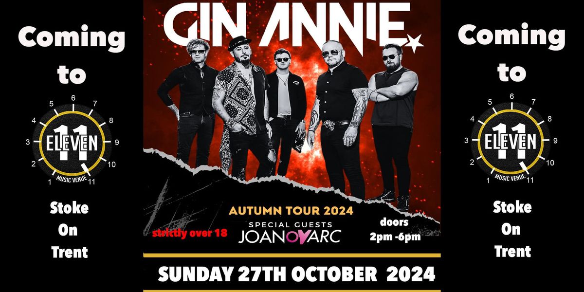 Gin Annie plus JoanovArc live at Eleven Stoke