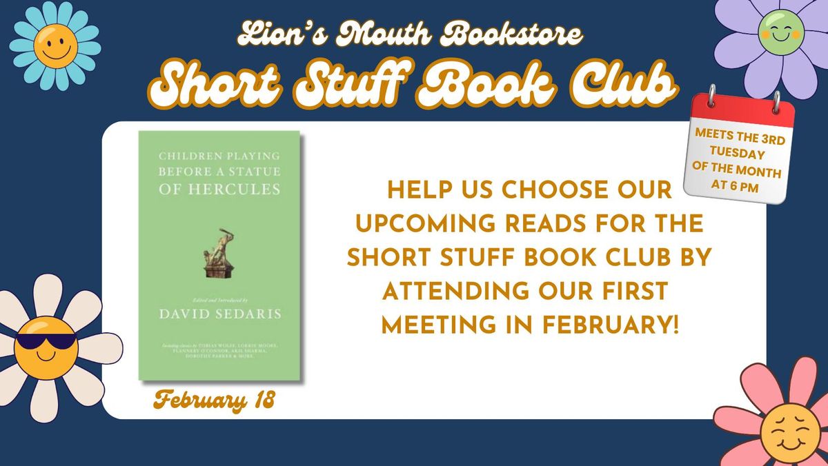 Short Stuff Book Club - First Meeting