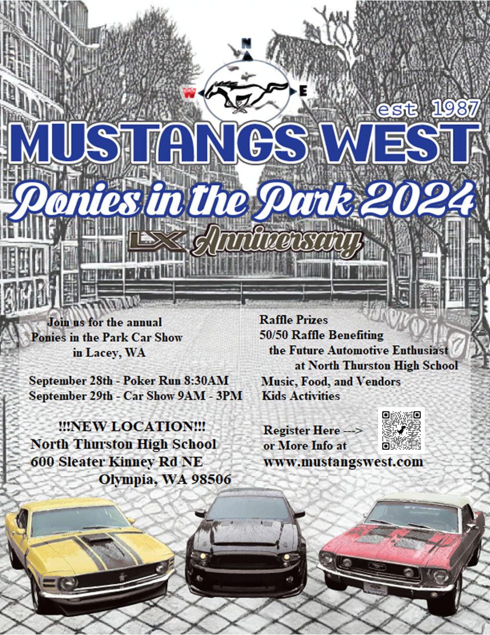 2024 Mustangs West Ponies in the Park, Car Show
