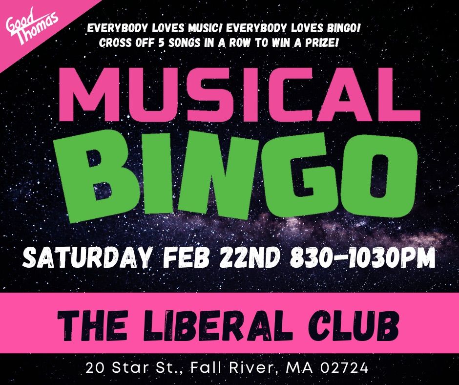 \u201cMusical Bingo Night at the Liberal Club\u201d by Good Thomas 