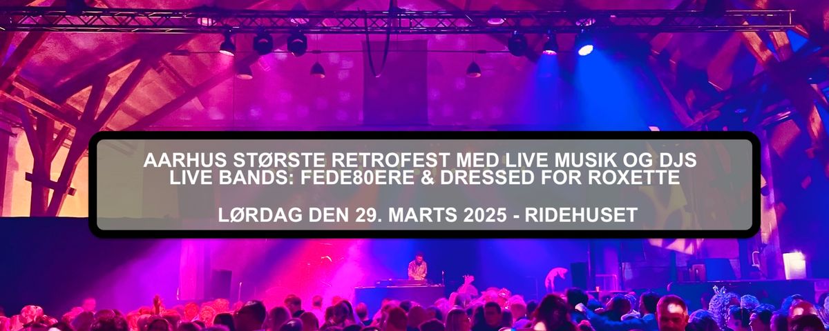 Aarhus St\u00f8rst Retrofest - L\u00f8rdag 29. Marts 2025