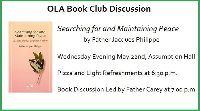 OLA Walking With Purpose Book Club Discussion