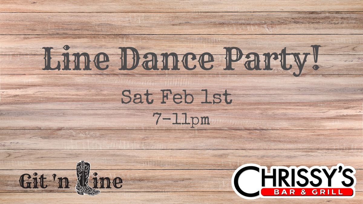 Saturday Night Line Dance Party!