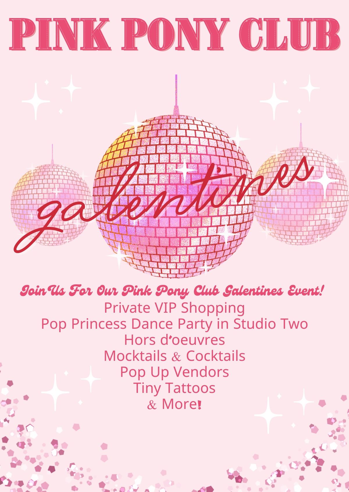 PINK PONY CLUB GALENTINES 