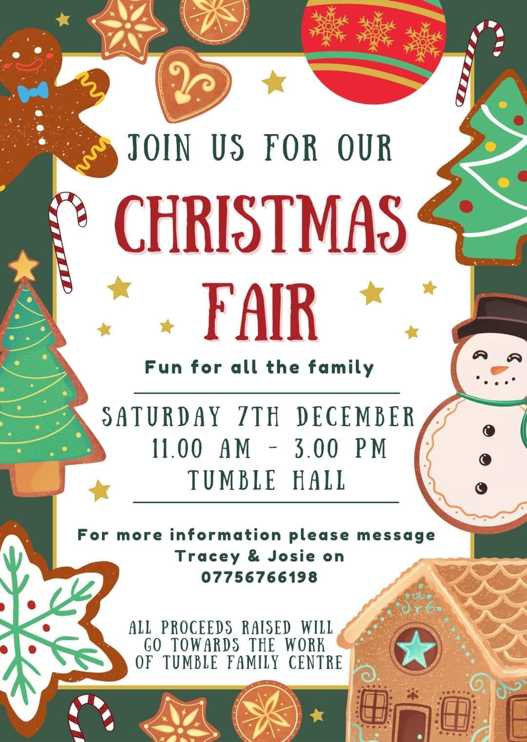 Tumble Family Centre's Christmas Fair