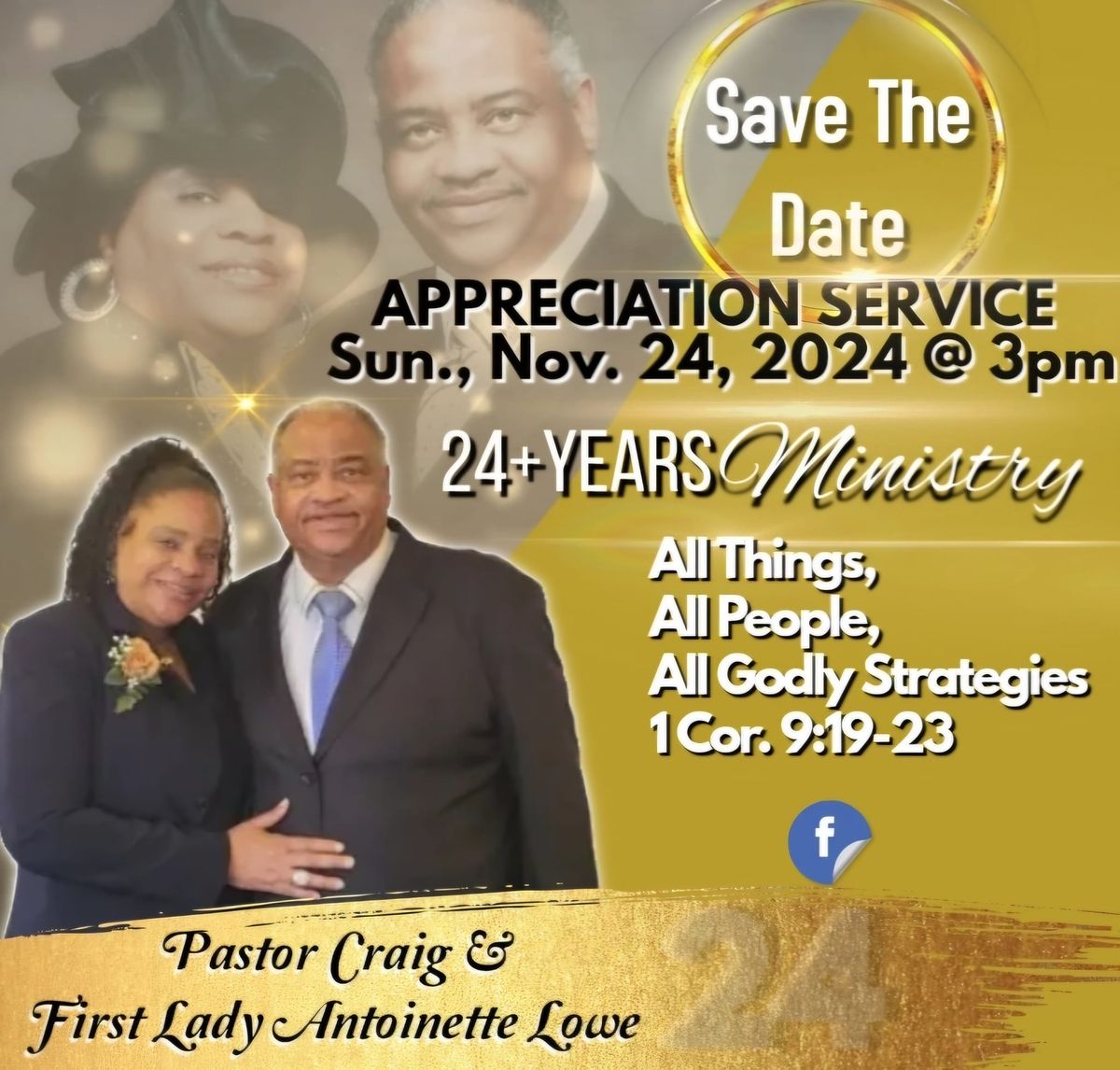 Save The Date APPRECIATION SERVICE