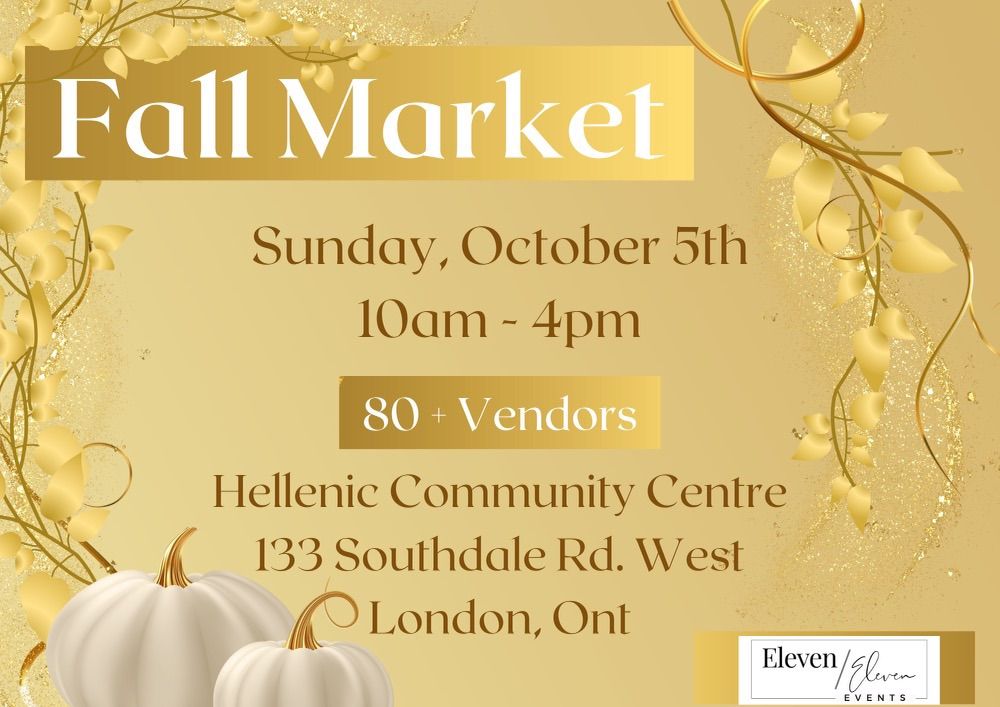 Eleven Eleven Events Fall Market 