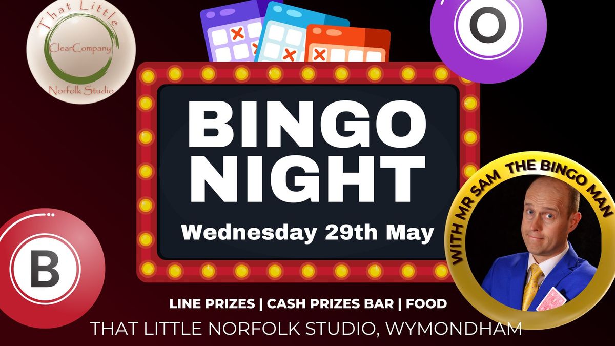 Bingo Night at That Little Norfolk Studio, Wymondham