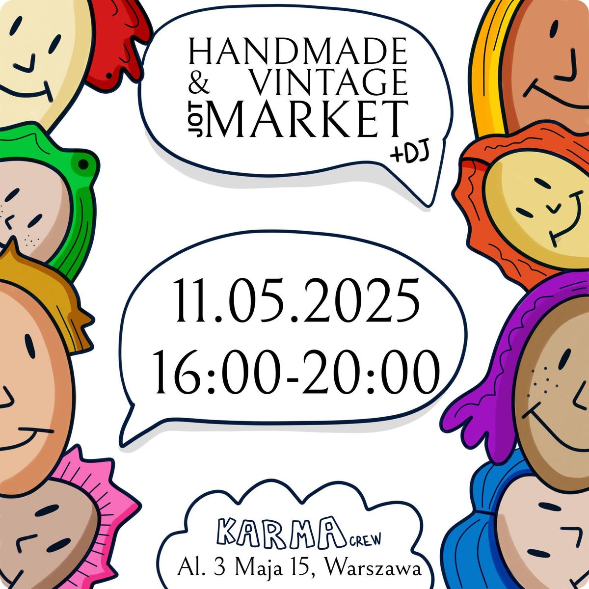 WARSZAWA KARMA CREW BAR: HANDMADE AND VINTAGE MARKET + DJ | 11.05.2025