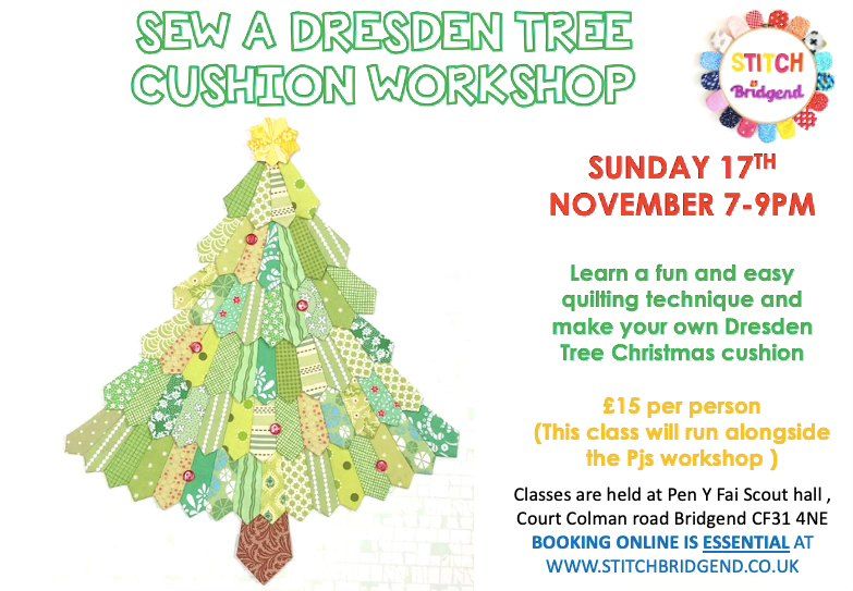 SEW A DRESDEN TREE CUSHION OR WALL HANGING