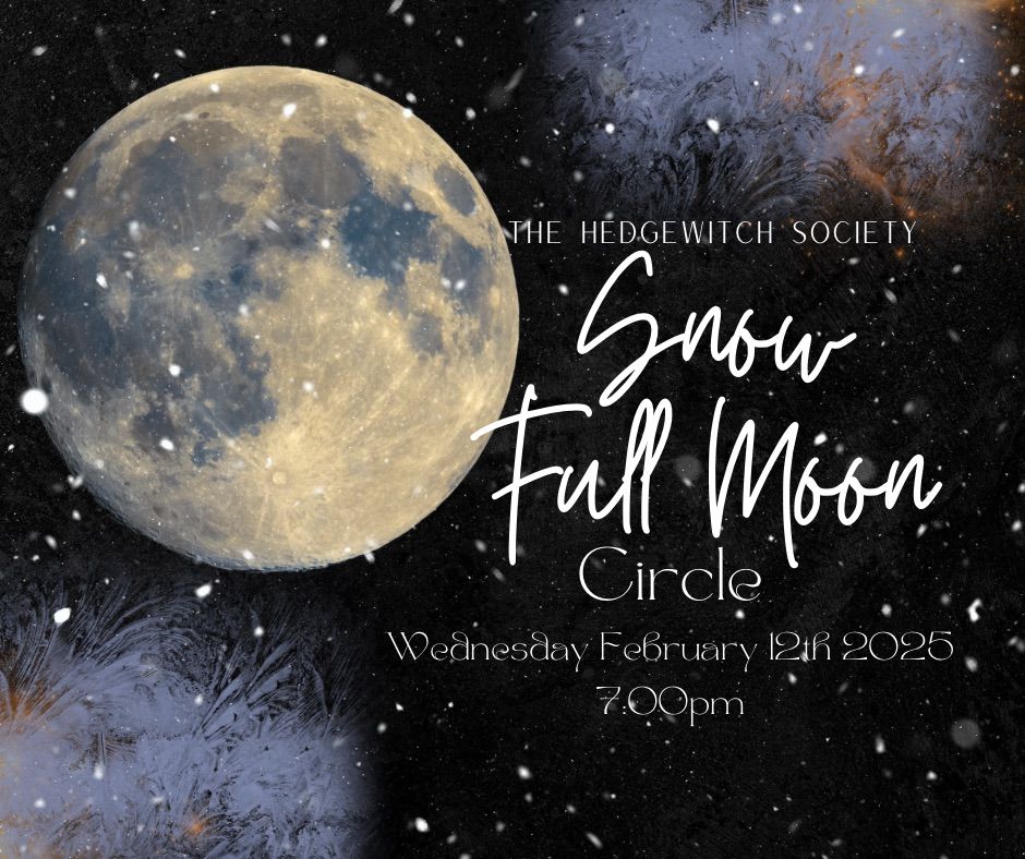 Snow Full Moon Circle