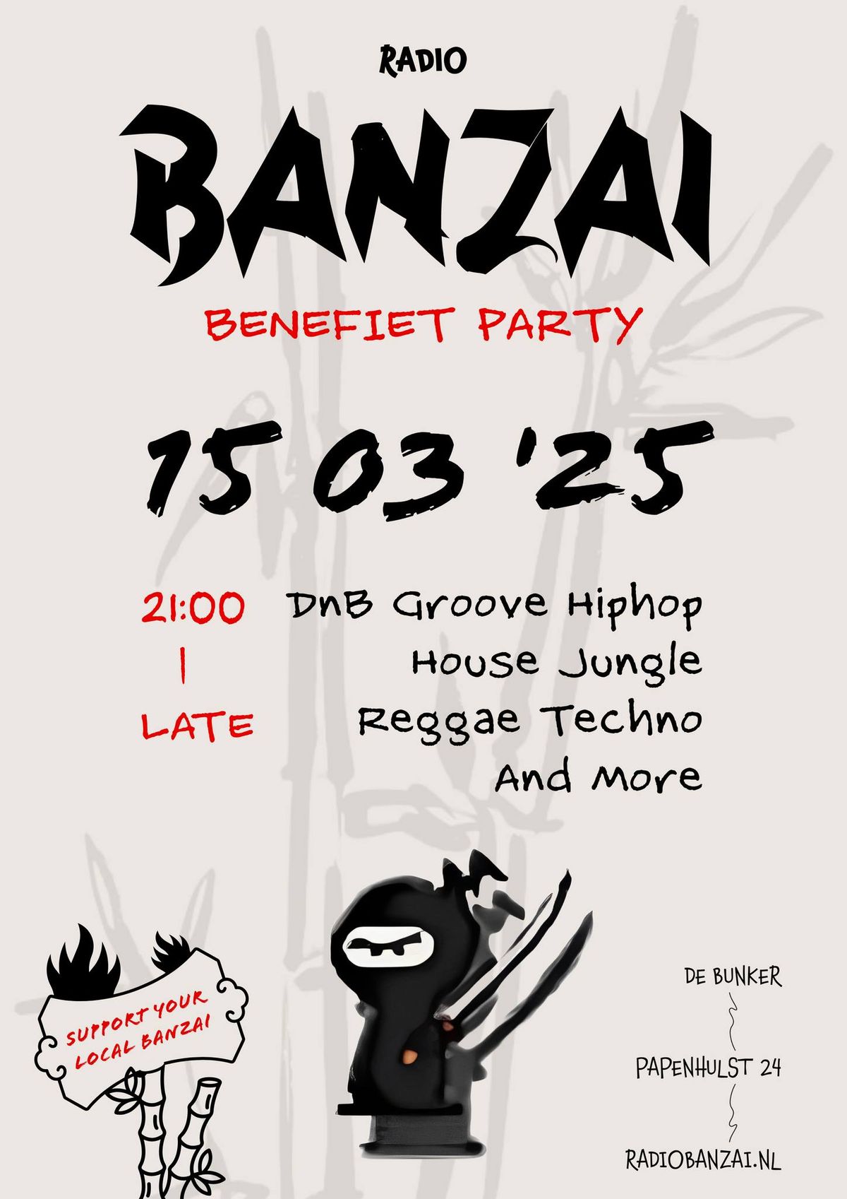 Banzai Benefiet Party