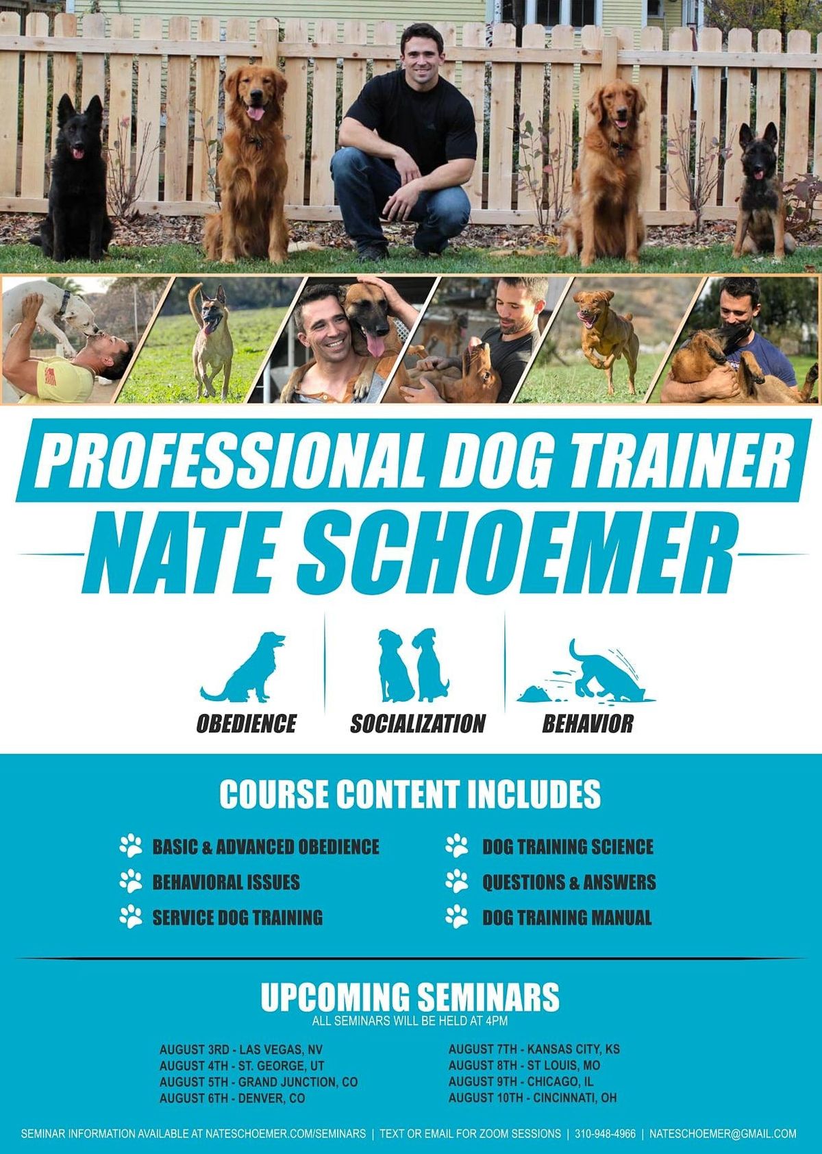Nate Schoemer Dog Training Seminar | Cincinnati, OH