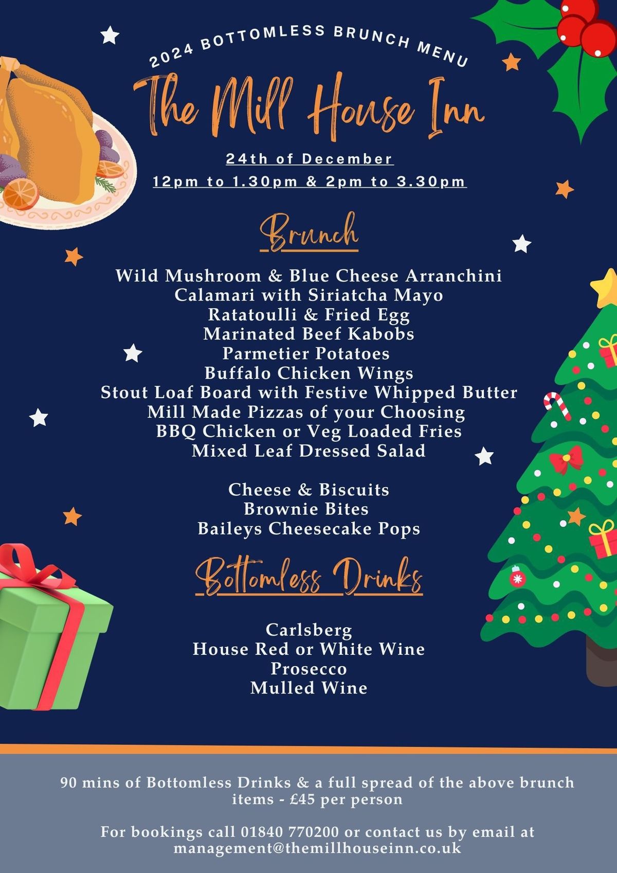 \ud83e\udd42\ud83c\udf84CHRISTMAS BOTTOMLESS BRUNCH\ud83c\udf84\ud83e\udd42