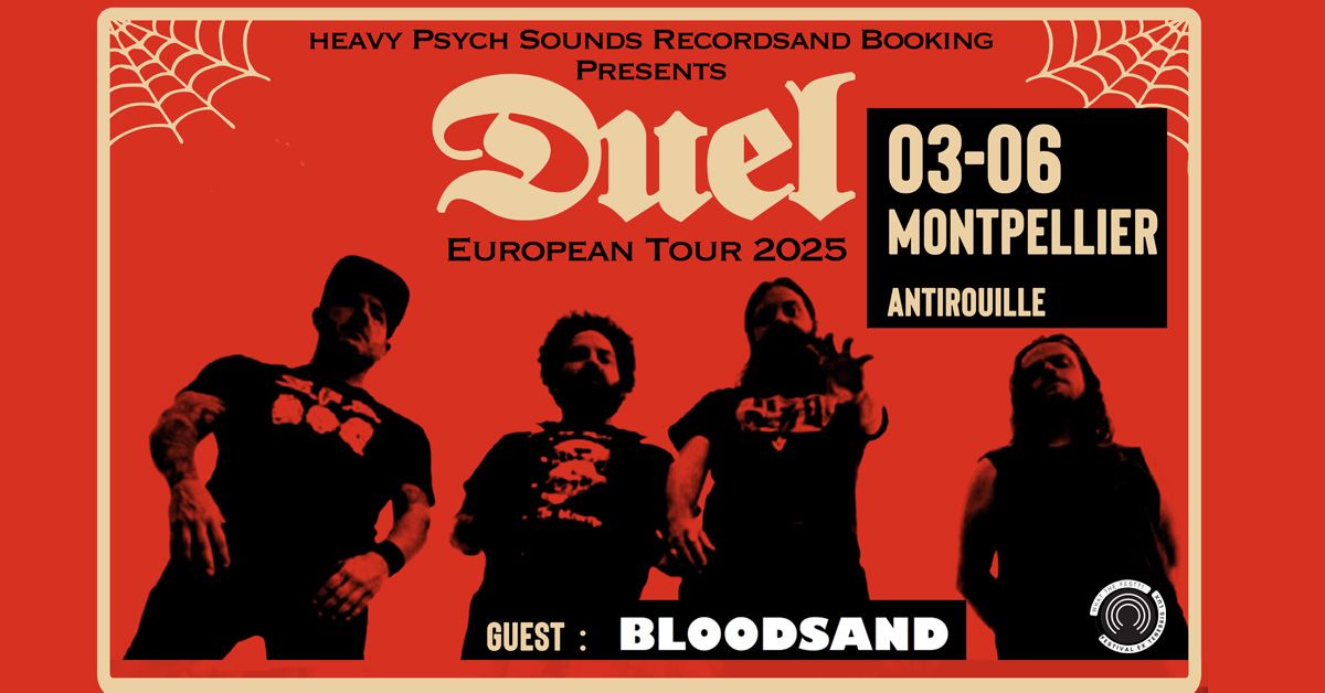 Folles Soir\u00e9es : DUEL (heavy stoner-Texas) + BLOODSAND (stoner doom)