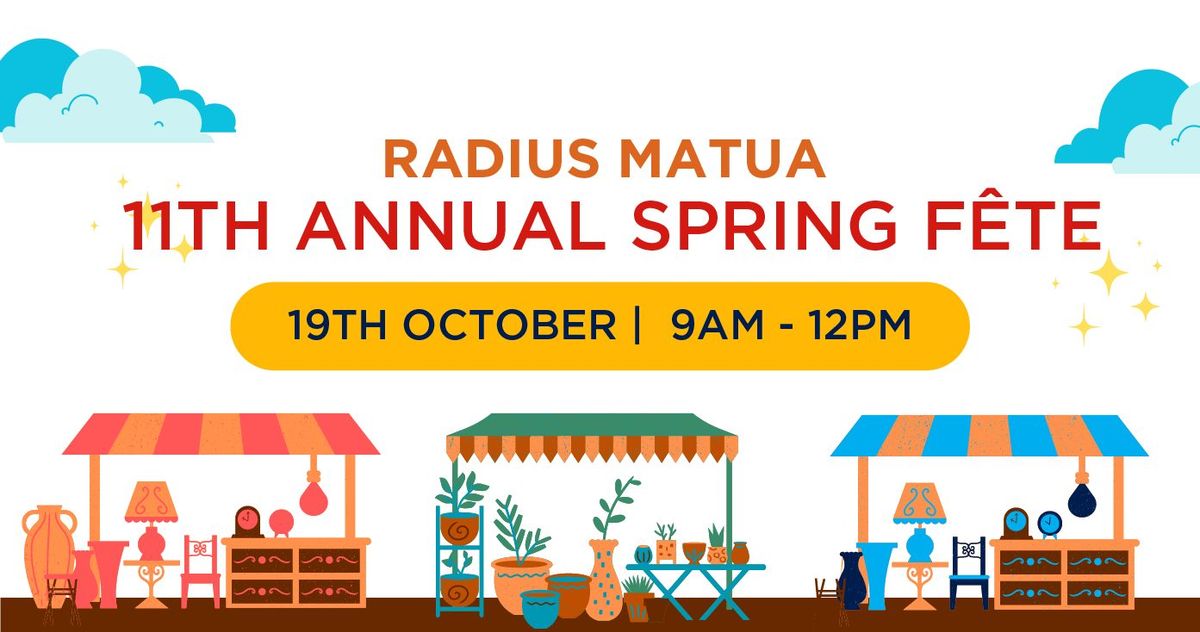 Radius Matua's 11th Annual Spring Fete