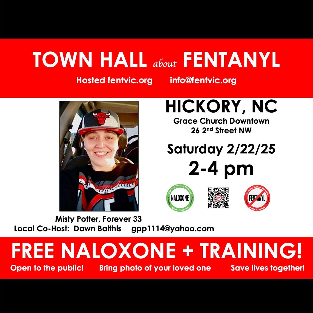 Hickory Town Hall about Fentanyl, Catawba County NC