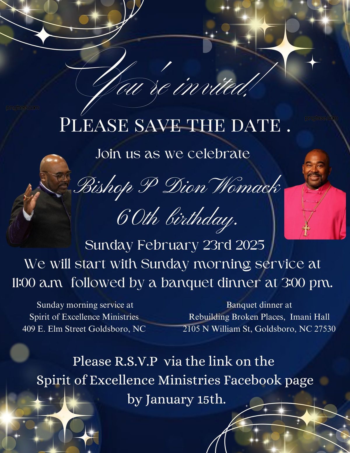 Bishop P Dion Womack Birthday Banquet 